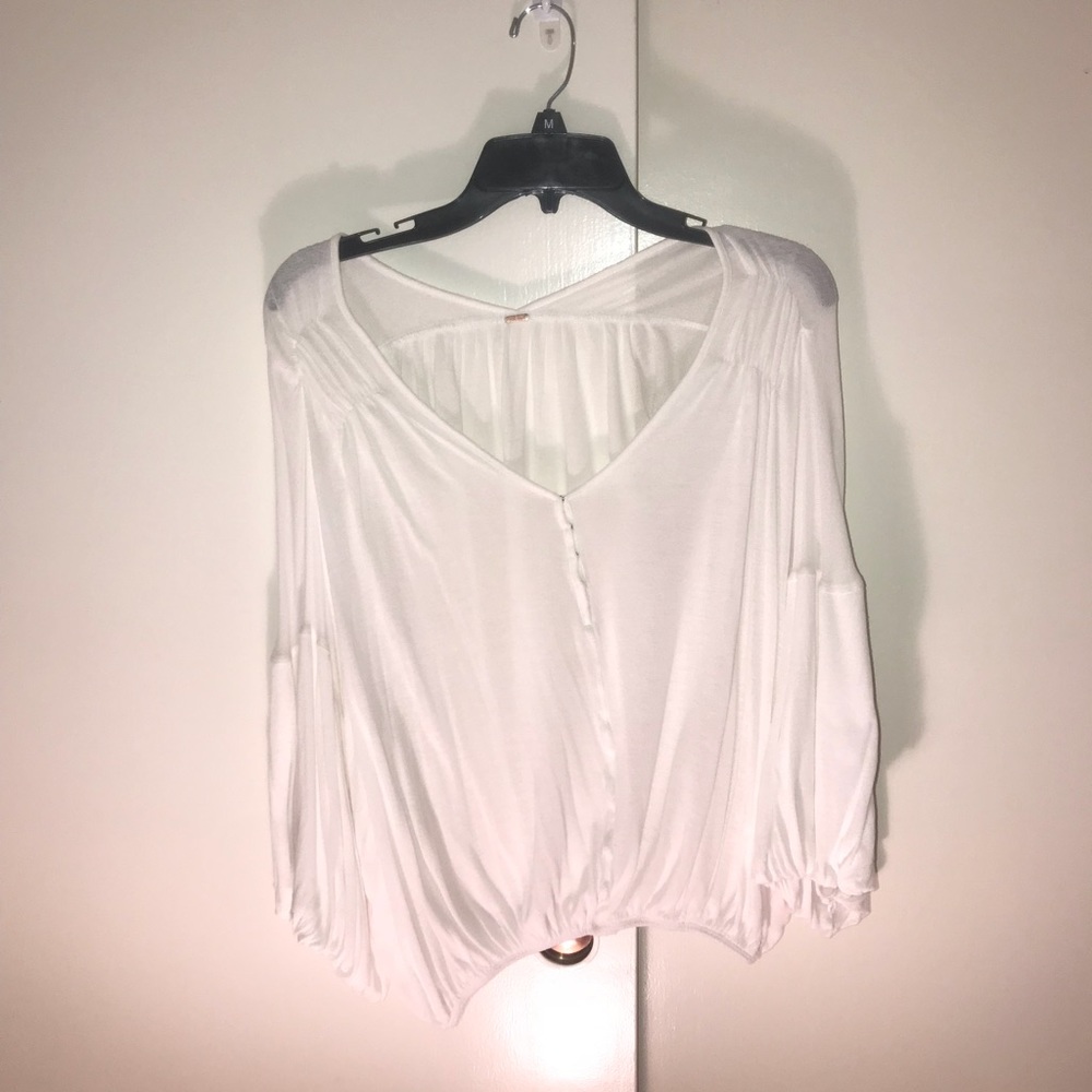 Free people white shirt